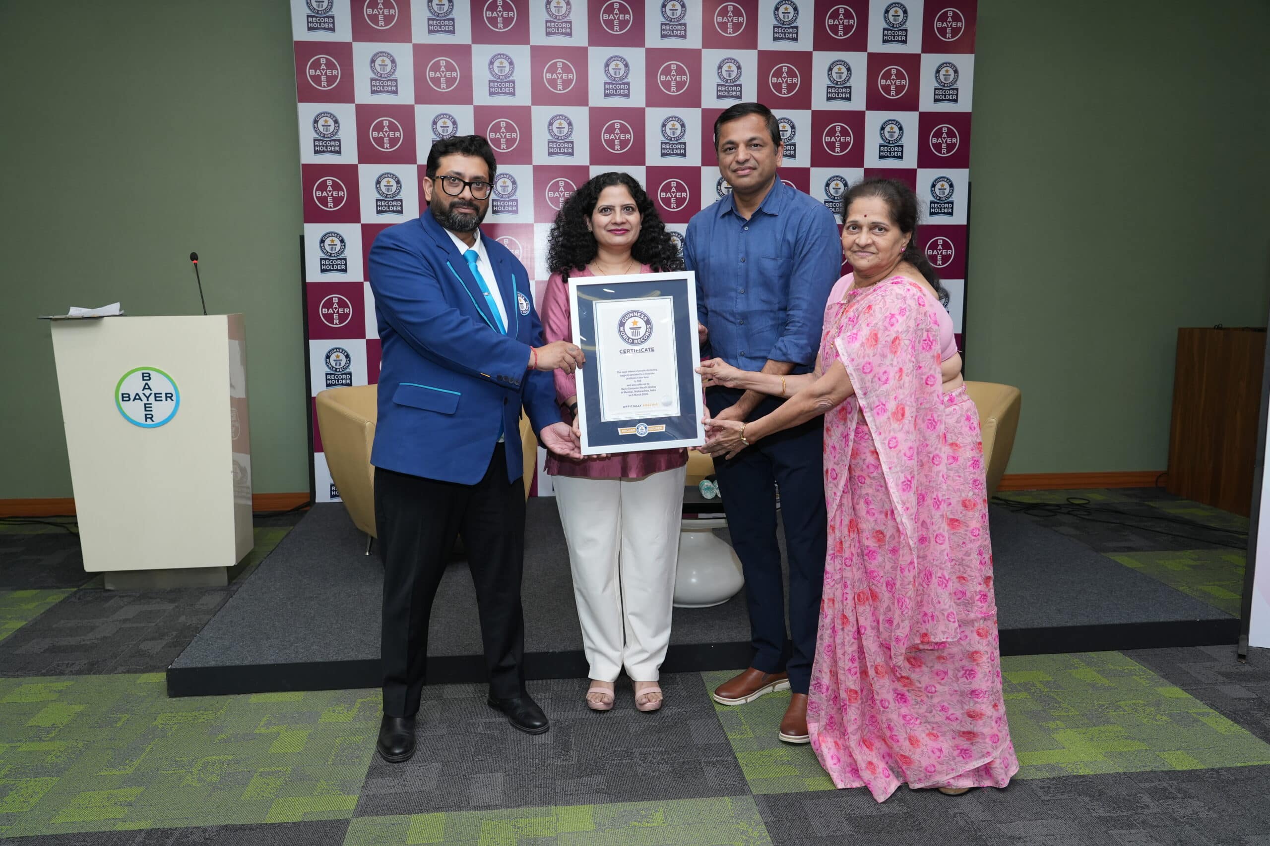 700 doctors in India set a Guinness World Record with a unified pledge promoting Comprehensive Prenatal Nutrition Advocacy India