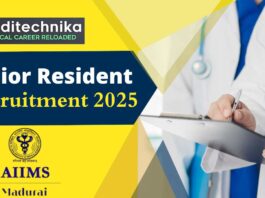 AIIMS Madurai Senior Resident Recruitment 2025 Apply Now