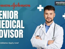 Senior Medical Advisor at Johnson & Johnson, MD candidates Apply now!