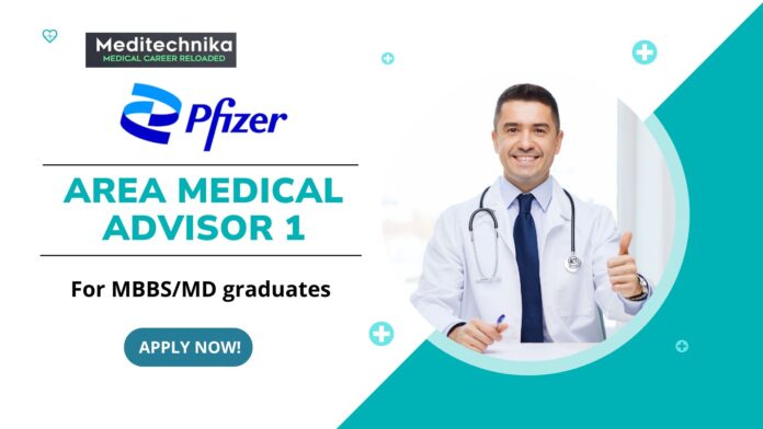 Pfizer Medical Advisor Job for MBBS/MD candiates - Apply Online!