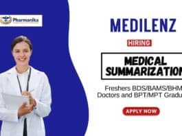 BDS Job at Medilenz Apply Now for the Medical Summarization Position