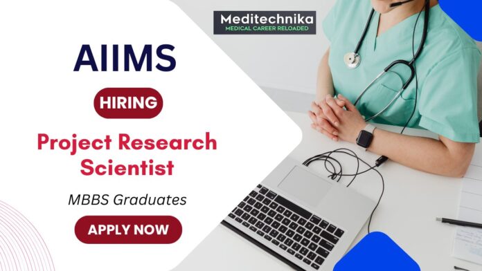 MBBS Jobs 2025 – Apply for Research Scientist Roles