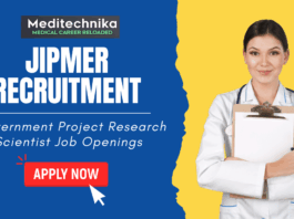 JIPMER Recruitment Project Research Scientist Jobs Government Medical Jobs
