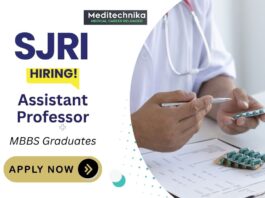 Medical Jobs at St. John’s Bangalore | Assistant Professor Role