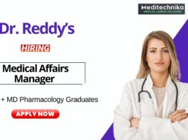 MBBS Job at Dr. Reddy’s Laboratories Apply Now for the Medical Affairs Manager Role