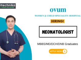 MBBS Job at Ovum Hospital Apply Now for the Neonatologist Position