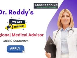 Medical Advisor Job at Dr Reddy's | MBBS Graduates Apply Now