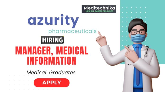 Medical Jobs: Manager Medical Information Job in Hyderabad