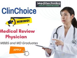 Medical Review Physician Job Vacancy at ClinChoice - MBBS & MD Job Opportunities | Apply Now