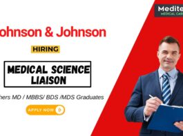 Medical Science Liaison Job at Johnson & Johnson MBBS Graduates Apply Now