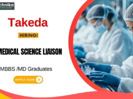 Medical Science Liaison Job for PharmD Graduates at Takeda (1)