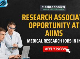 Research Associate Opportunity at AIIMS Medical Research Jobs in India