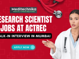 Research Scientist Jobs at ACTREC Walk-In Interview in Mumbai