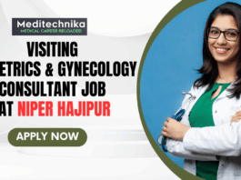 Visiting Obstetrics and Gynecology Consultant Job at NIPER Hajipur - MBBS Jobs In India - Apply Now
