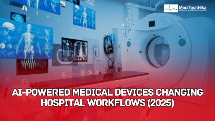 ARTIFICIAL INTELLIGENCE IN HEALTHCARE: MEDICAL DEVICES CHANGING HOSPITAL WORKFLOWS (2025)