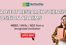 AIIMS Careers: Apply Now for Project Research Scientist Position AIIMS Careers Apply Now for Project Research Scientist Position