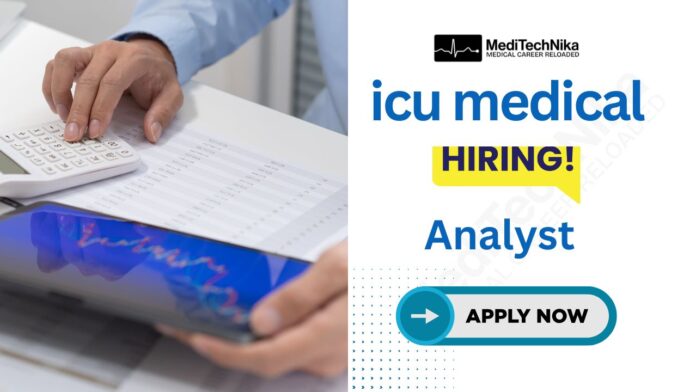 Analyst Job at ICU Medical Chennai Chennai Healthcare Careers Analyst Job at ICU Medical Chennai | Chennai Healthcare Careers
