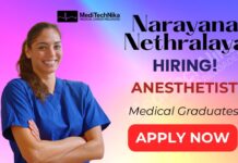 Build Your Career with Narayana Nethralaya – Anesthesiology Job Opening in Tumakuru Anesthesiology Job at Narayana Nethralaya | MBBS, MD, DNB Job