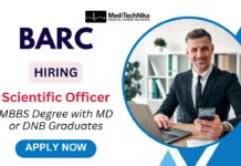 BARC Recruitment 2025: Scientific Officer/D Nuclear Medicine Walk-In-Interview BARC Recruitment 2025 for Scientific Officer/D Nuclear Medicine