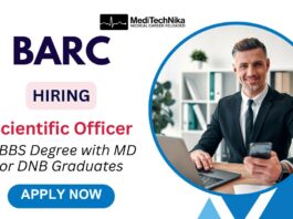 BARC Recruitment 2025 for Scientific Officer/D Nuclear Medicine