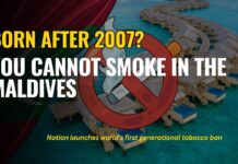 Maldives Launches Worldโs First Generational Tobacco Ban BORN AFTER 2007 YOU CANNOT SMOKE IN THE MALDIVES