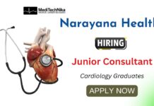 Cardiology Job at Narayana Health | Junior Consultant Role Cardiology Job at Narayana Health Junior Consultant