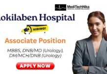 Associate Job Opening at Kokilaben Hospital – Uro-Oncology Consultants Needed Associate Job at Kokilaben Hospital | Uro-Oncology Role
