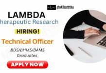 Exciting Clinical Research Job in Ahmedabad at Lambda Therapeutic Research Clinical Research Job at Lambda Therapeutic Research | Apply