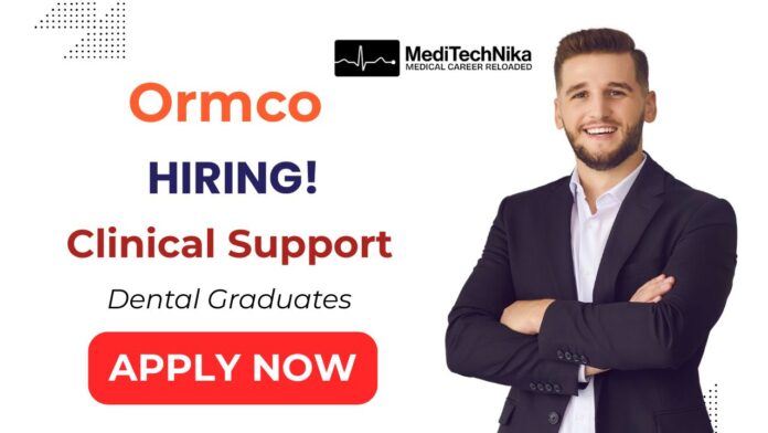 Dental Job in Hyderabad Ormco Clinical Support Role Dental Job in Hyderabad | Ormco Clinical Support Role