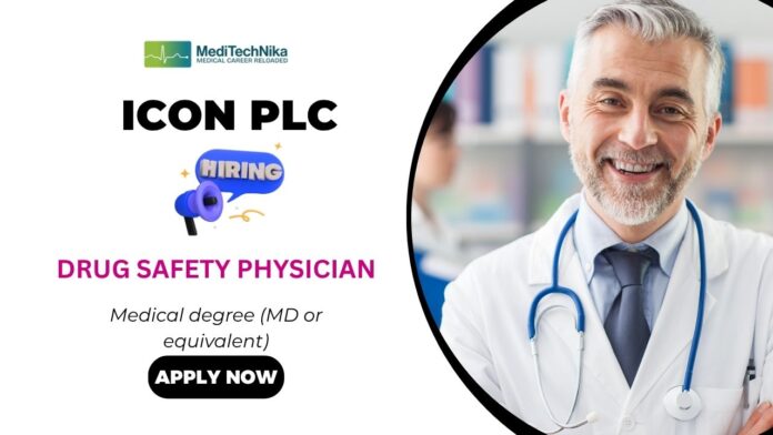 Drug Safety Physician Jobs at ICON plc—Apply Now