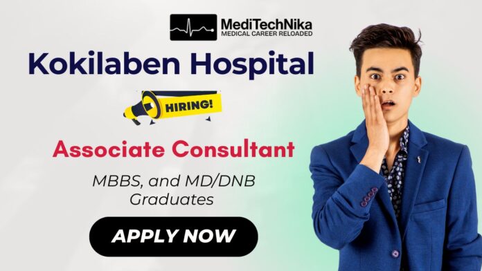 Emergency Medicine Job at Kokilaben Hospital Mumbai