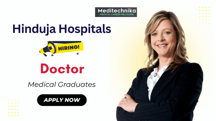 Hospital Job at Hinduja Hospital Mumbai - Doctor in Paediatrics Hospital Job at Hinduja Hospital Mumbai - Doctor in Paediatrics