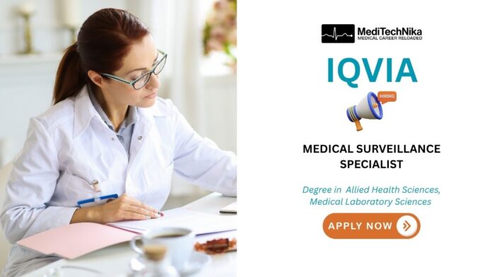 IQVIA Careers Apply Now for Medical Surveillance Specialist Job 