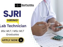 Lab Technician Job at St. John’s Research Institute