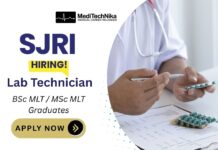 Lab Technician Job in the Global Challenge BMGF Project – Apply Now Lab Technician Job at St. John’s Research Institute
