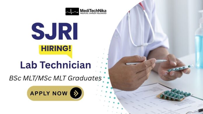 Lab Technician Job at SJRI - Global Challenge BMGF Project Lab Technician Job at SJRI - Global Challenge BMGF Project