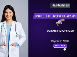 MBBS Jobs At ILBS- Apply Now For Scientific Officer Position Medical Jobs