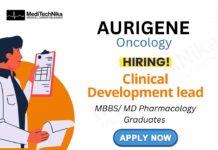 Medical Job in Bangalore | Aurigene Oncology Hiring Medical Job in Bangalore | Aurigene Oncology Hiring