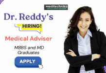 Advance Your Career with Dr. Reddy’s – Exciting Medical Advisor Jobs Await! Medical Advisor Job at Dr. Reddy’s Laboratories MBBS Jobs