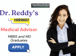 Medical Advisor Job at Dr. Reddy’s Laboratories MBBS Jobs