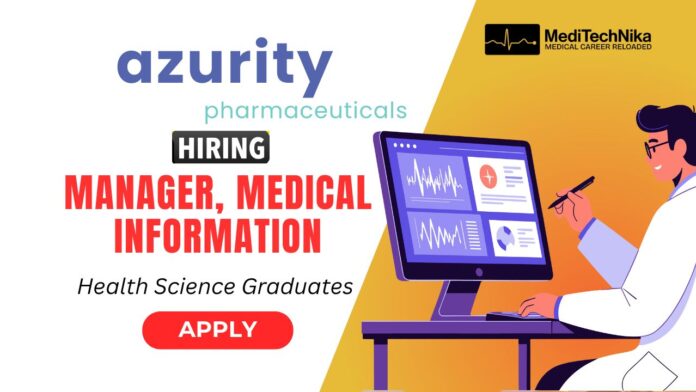 Medical Affairs Job at Azurity Pharmaceuticals Hyderabad Medical Affairs Job at Azurity Pharmaceuticals Hyderabad