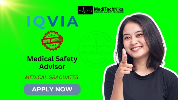 Medical Job at IQVIA in Bangalore Safety Advisor Role