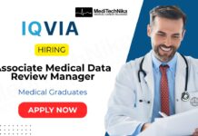 Join IQVIA as an Associate Medical Data Review Manager | Apply Now Medical Reviewer Job at IQVIA MBBS Jobs in Bangalore