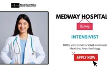 Explore Medway Hospitals Careers: Apply Now for Intensivist Position Medway Hospitals Careers Apply Now for Intensivist Position
