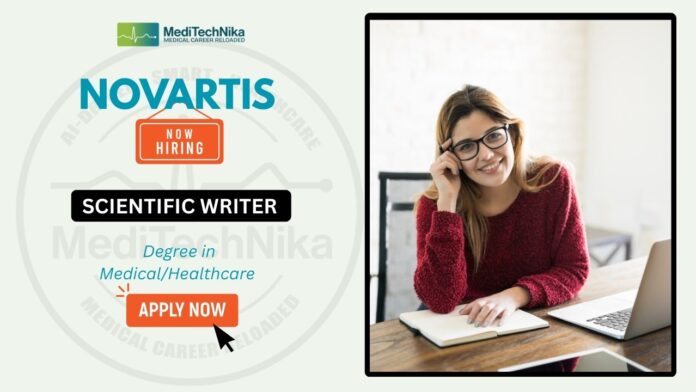 Novartis Careers Apply Now for a Scientific Writer Position