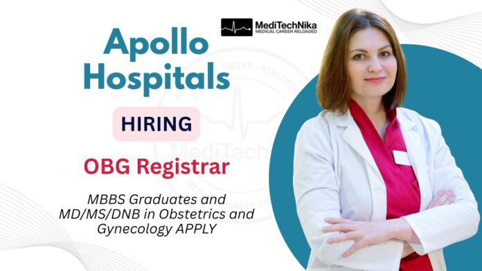 Obstetrics and Gynecology Job at Apollo Hospitals Bengaluru