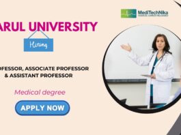 Parul University Careers Apply Now For a Professor Position