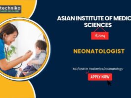 Pediatrics Jobs At AIMS- Apply Now For Neonatologist Position Pediatrics Careers Medical Science Jobs