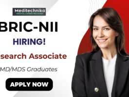 Research Associate Job at BRIC-NII New Delhi Apply Now