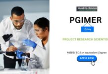 Research Scientist Jobs- Explore PGIMER Careers & Apply Now Research Scientist Jobs- Explore PGIMER Careers & Apply Now